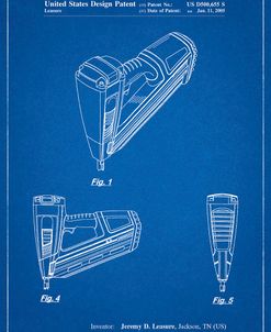 PP968-Blueprint Nail Gun Poster