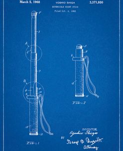 PP970-Blueprint Night Stick Patent Poster