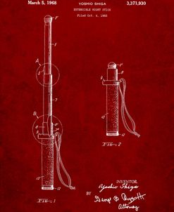 PP970-Burgundy Night Stick Patent Poster