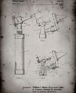 PP978-Faded Grey Otoscope Patent Print