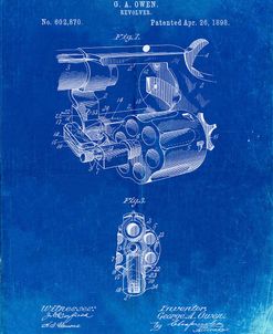 PP980-Faded Blueprint Owen Revolver Patent Art