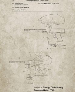 PP982-Sandstone Paintball Gun Patent Art