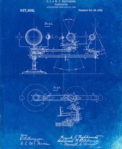 PP988-Faded Blueprint Planetarium 1909 Patent Poster