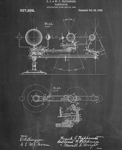 PP988-Chalkboard Planetarium 1909 Patent Poster