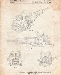 PP989-Vintage Parchment Plate Joiner Patent Poster