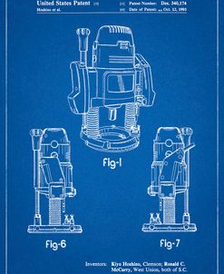 PP991-Blueprint Plunge Router Patent Poster