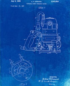 PP997-Faded Blueprint Porter Cable Hand Router Patent Poster