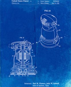 PP998-Faded Blueprint Porter Cable Palm Grip Sander Patent Poster