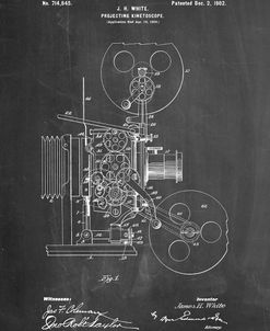 PP1000-Chalkboard Projecting Kinetoscope Patent Poster