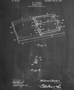 PP1007-Chalkboard Rat Trap Patent Print