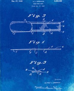 PP1010-Faded Blueprint Reed Patent Poster