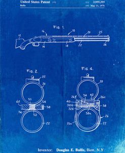 PP1012-Faded Blueprint Remington Shotgun Patent Print