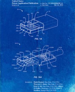 PP1013-Faded Blueprint Reversible USB Patent Poster