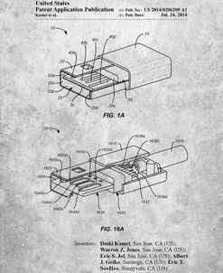 PP1013-Slate Reversible USB Patent Poster