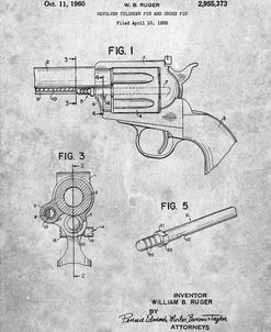 PP1023-Slate Ruger Revolver Patent Art