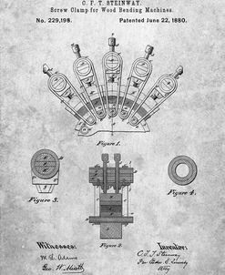PP1031-Slate Screw Clamp 1880  Patent Poster