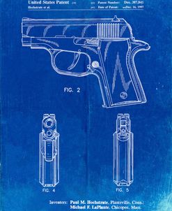 PP1034-Faded Blueprint Sig Sauer P220 Pistol Patent Poster