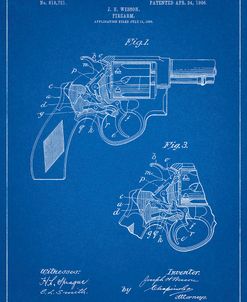 PP1044-Blueprint Smith and Wesson Revolver Pistol