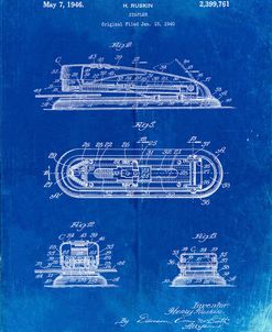 PP1052-Faded Blueprint Stapler Patent Poster