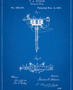 PP1065-Blueprint Stencil Pen Patent Art