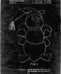 PP1070-Black Grunge Stuffed Animal Poster
