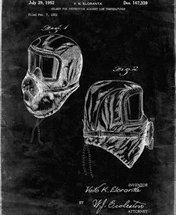 PP1071-Black Grunge Sub Zero Mask Patent Poster