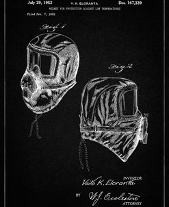 PP1071-Vintage Black Sub Zero Mask Patent Poster