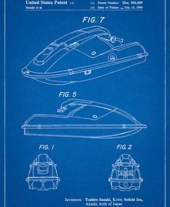 PP1077-Blueprint Suzuki Wave Runner Patent Poster