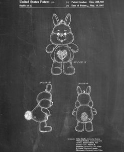 PP1078-Chalkboard Swift Heart Rabbit Care Bear Poster