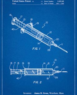 PP1080-Blueprint Syringe Patent Poster