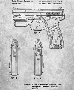 PP1081-Slate T 1000 Laser Pistol Patent Poster