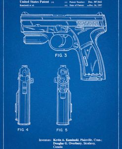 PP1081-Blueprint T 1000 Laser Pistol Patent Poster