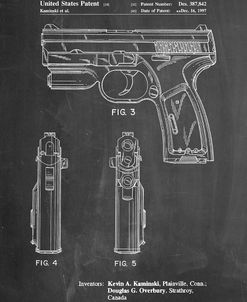 PP1081-Chalkboard T 1000 Laser Pistol Patent Poster