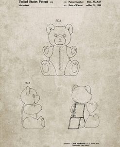 PP1085-Sandstone Teddy Bear Poster