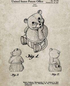 PP1086-Sandstone Teddy Bear Poster