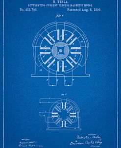 PP1092-Blueprint Tesla Coil Patent Poster