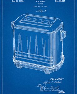PP1100-Blueprint Toaster Patent Art, Vintage Toaster