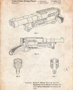 PP1105-Vintage Parchment Toy Gun Poster