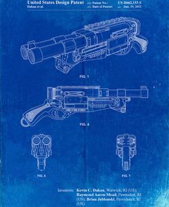 PP1105-Faded Blueprint Toy Gun Poster