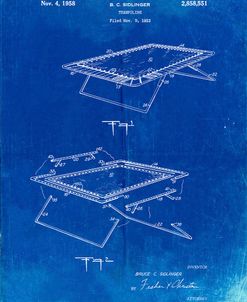 PP1112-Faded Blueprint Trampoline Poster