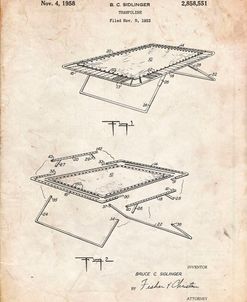 PP1112-Vintage Parchment Trampoline Poster