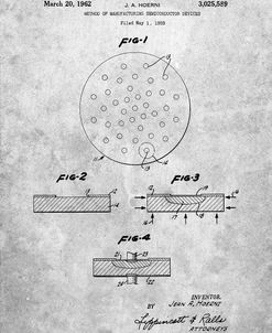 PP1113-Slate Transistor Semiconductor Patent Poster