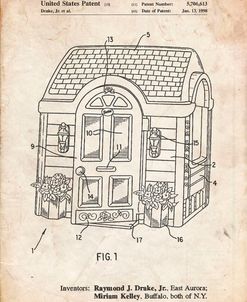PP1132-Vintage Parchment Walk-in Child’s Playhouse Poster