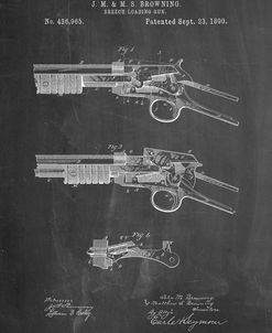 PP1135-Chalkboard Winchester Model 1890 Gun Patent