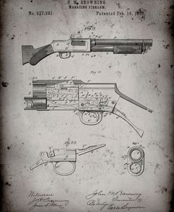 PP1136-Faded Grey Winchester Model 1897 Shotgun