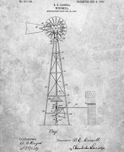 PP1137-Slate Windmill 1906 Patent Poster
