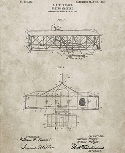 PP1139-Sandstone Wright Brother’s Aeroplane Patent