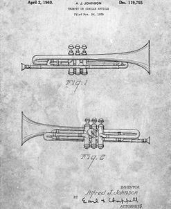 PP1140-Slate York Trumpet 1939 Patent Poster