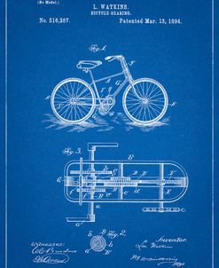 PP51-Blueprint Bicycle Gearing 1894 Patent Poster