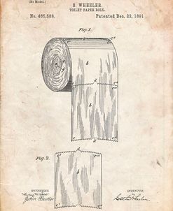 PP53-Vintage Parchment Toilet Paper Patent